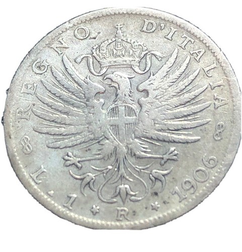 Moneta lira 1906 ag - lira,