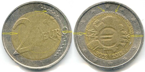 Monete euro germania rara - monete, 2