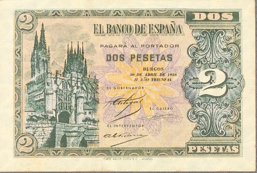 Spagna banconota pesete - spagna,
