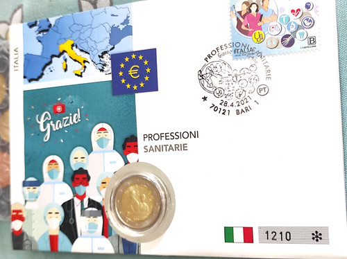 Euro numisbrief italia 2021 - 2,