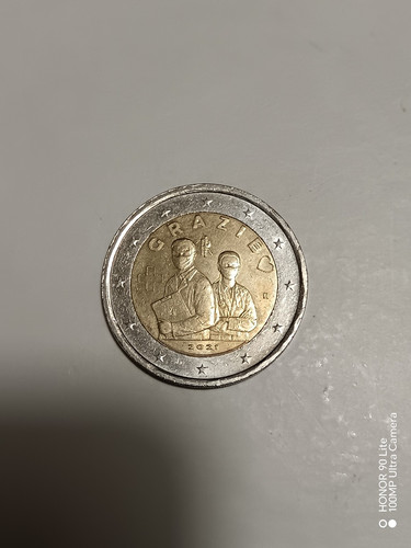 Moneta euro rara sanità - da,