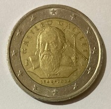 Moneta 2 Euro Galileo Galilei