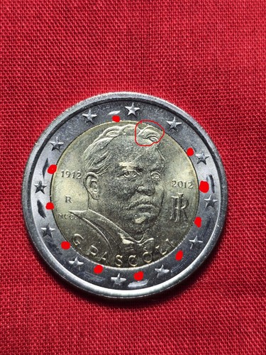 Moneta euro commemorativa - moneta,