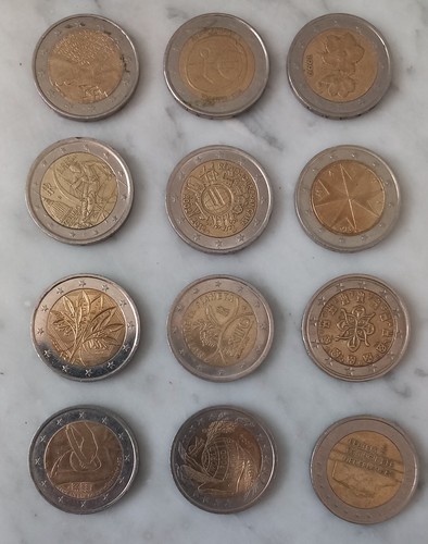 Euro moneta monete non - monete,