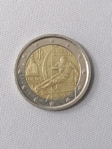Moneta rara euro giochi - moneta,