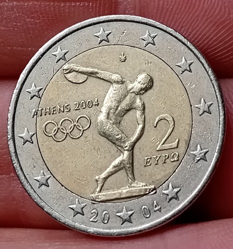 Moneta euro rara grecia - euro,