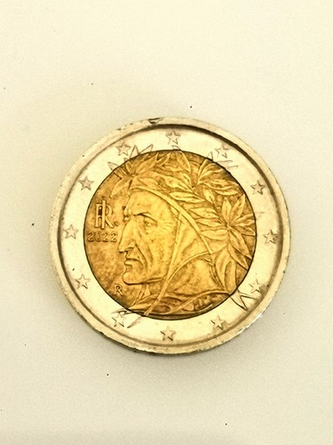 Moneta euro di dante - 2,