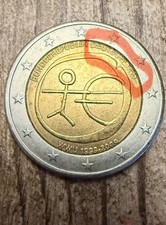 MONETA 2 EURO RARA. Errore di