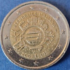 ITALIA MONETA 2 EURO RARA
